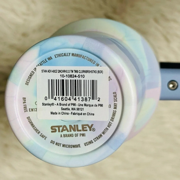 Stanley 40 oz. Quencher H2.0 FlowState Tumbler Cool Serene Brushstroke - Picture 7 of 14